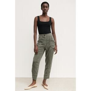 Anthropologie Daily Practice Utility/Cargo Pants Olive/Army Green Size Small
